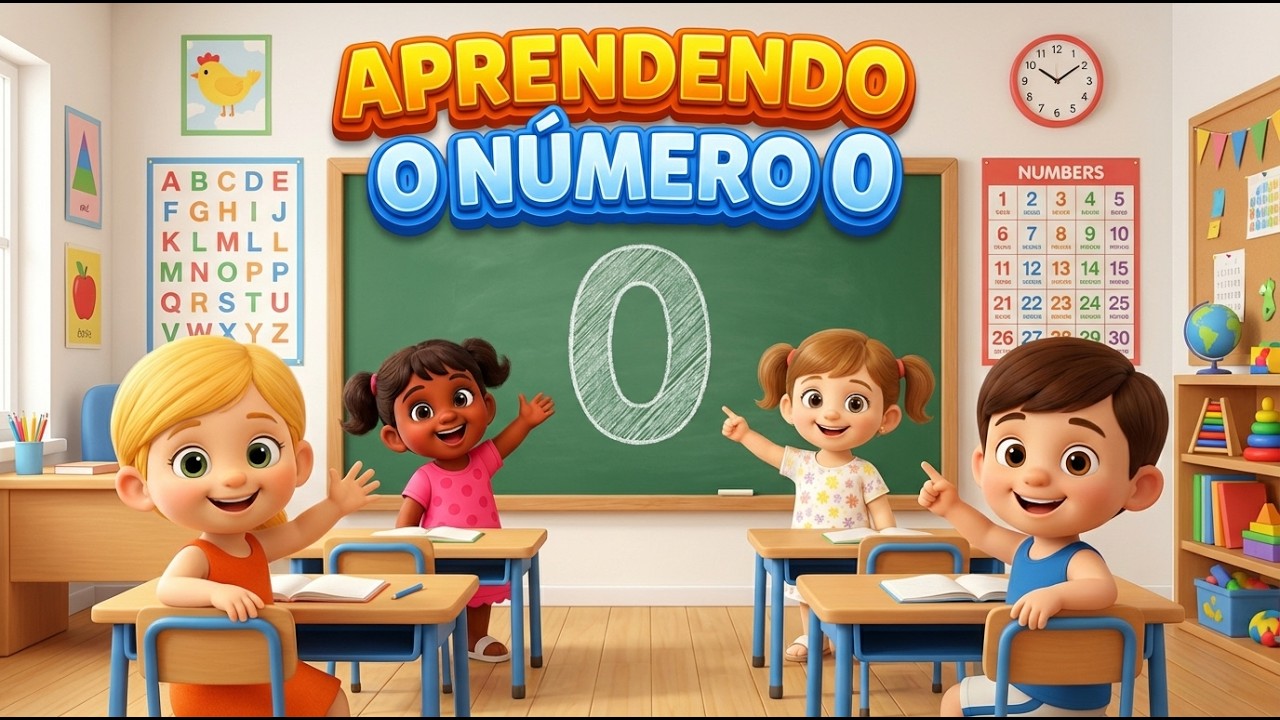 Aprendendo o Número 0 | Criancinhas Da Fé | Ensinando os Números e a Palavra de Deus Para Crianças