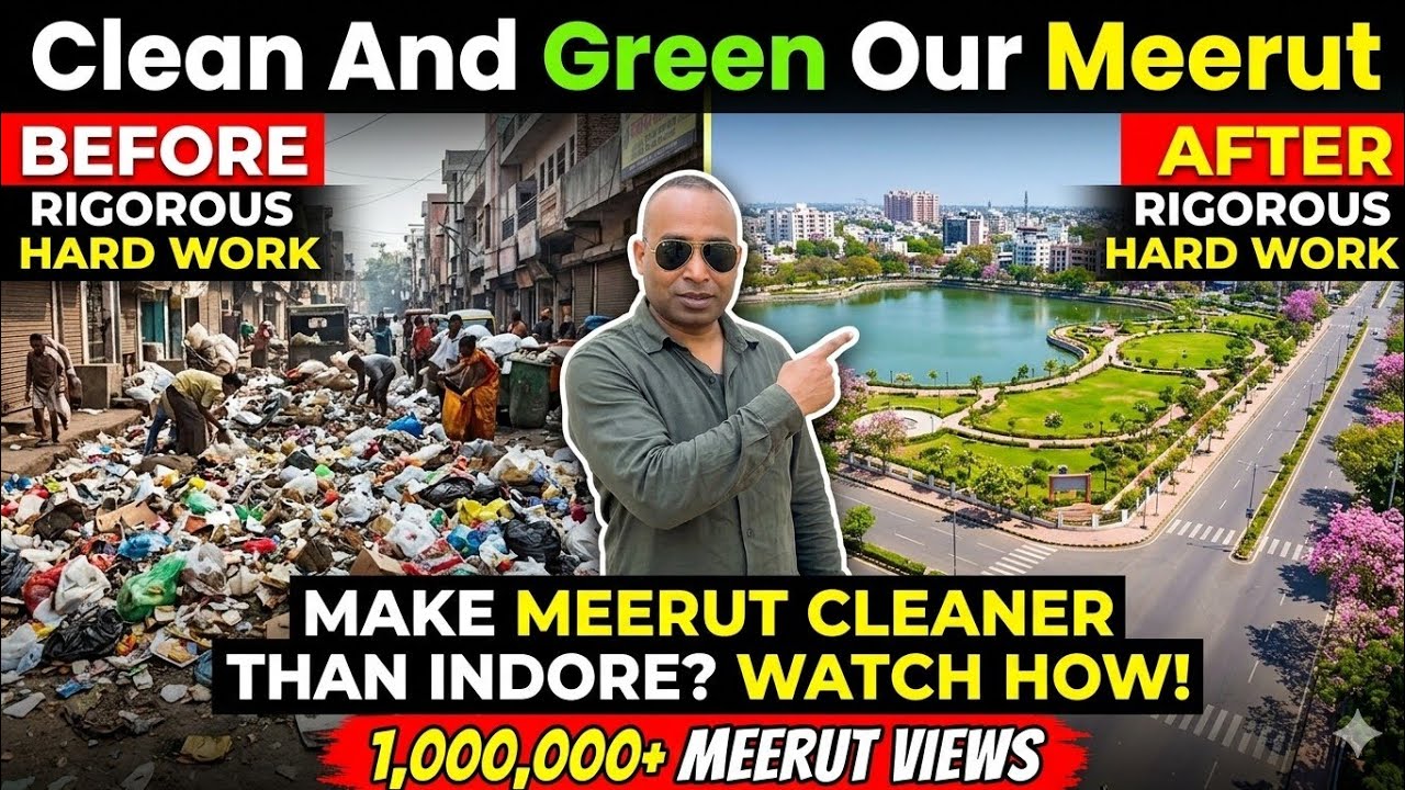 Dirty City in UP is Meerut 🔥#manupanuvlogs #trendingvlogs #viralvideo #1m  #cleanmeerut #greenmeerut