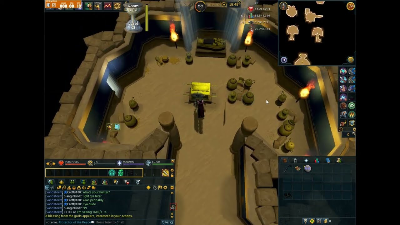 loot from 10 hours of pyramid plunder in rs3