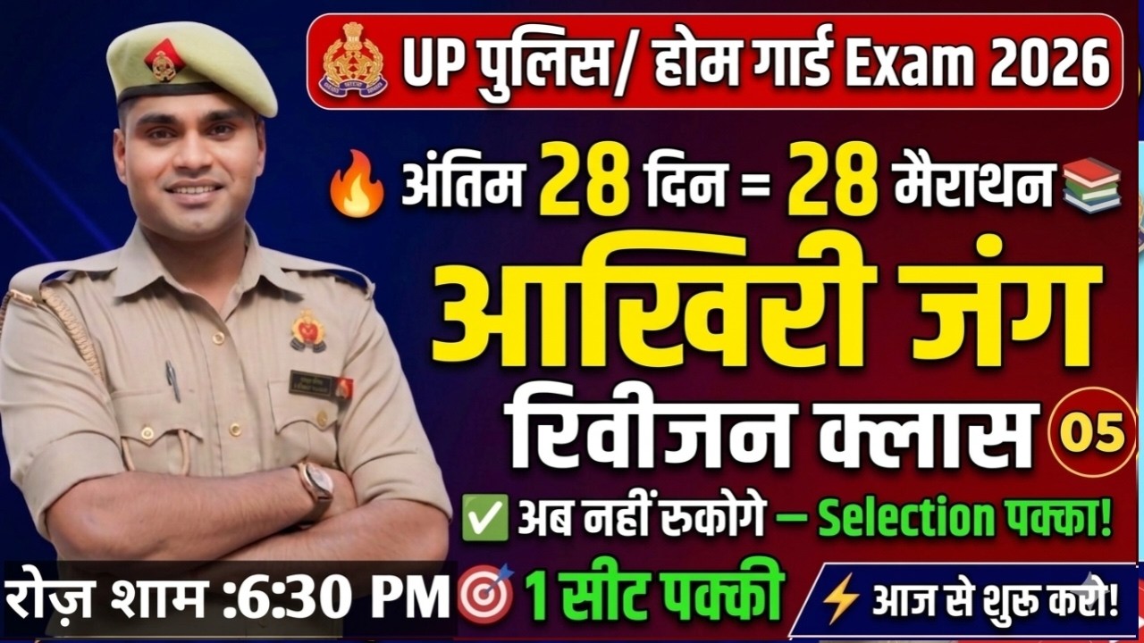 UP Police Home Guard (Indian  Geography Revision Class-05  ) UP Home Guard Exam 2026