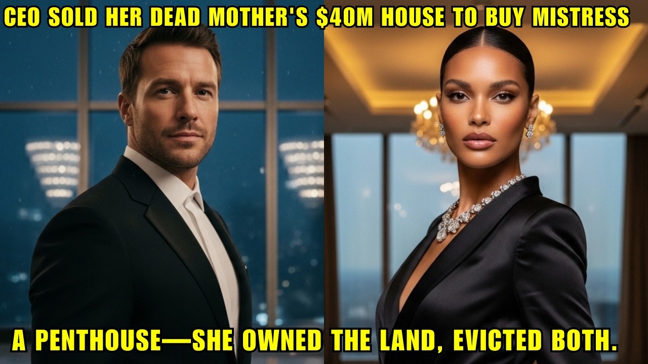 CEO Sold Her Dead Mother's $40M House To Buy Mistress A Penthouse—She Owned The Land, Evicted Both.