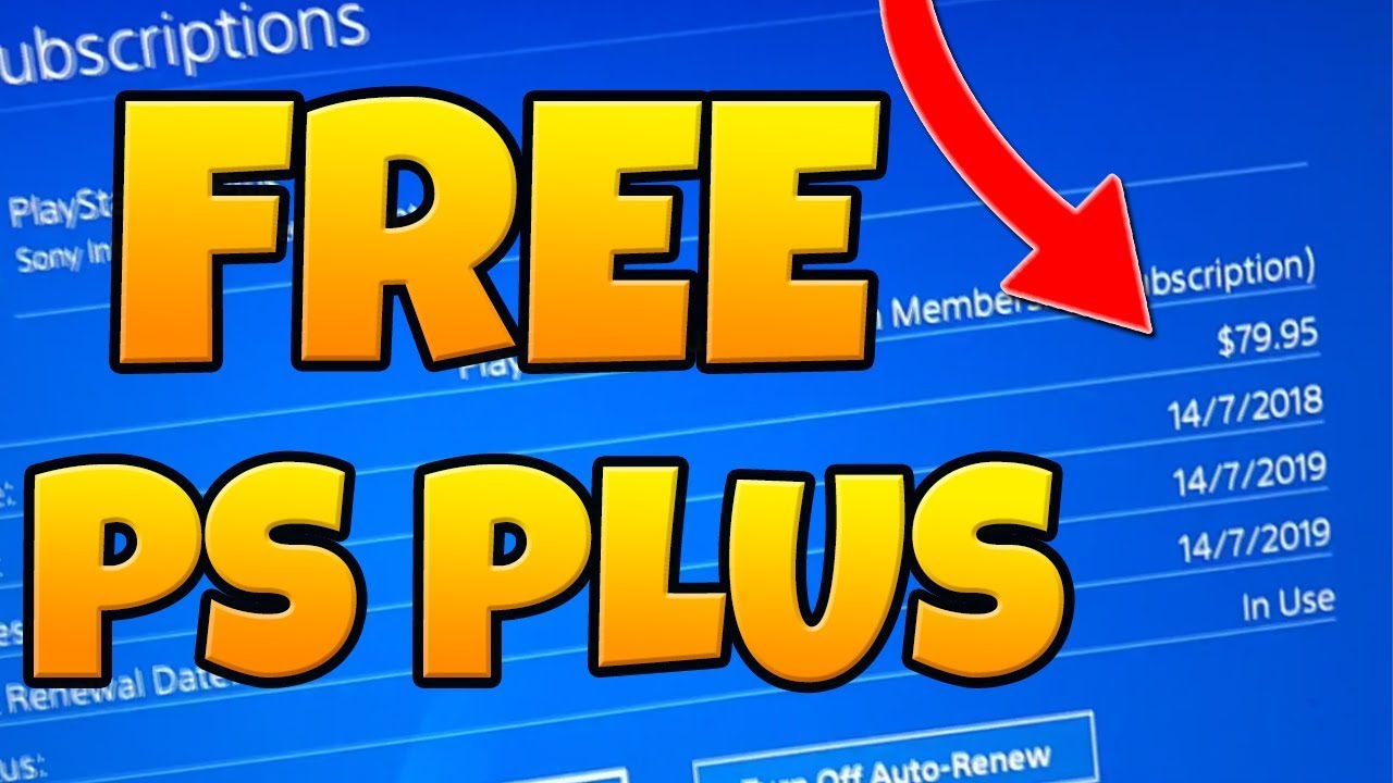 How to get FREE PS Plus 🤑FREE PS PLUS WORKING 2018 WITH PROOF!