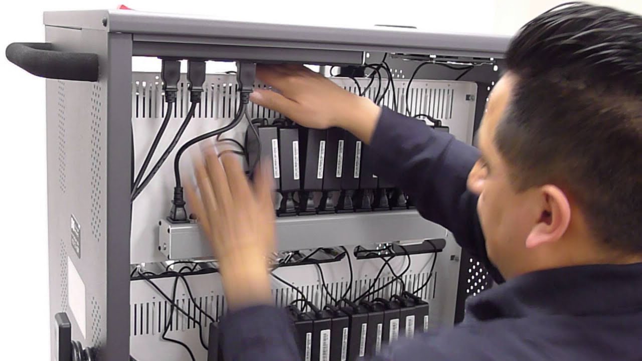 Univault 36 Chromebook Cart Setup