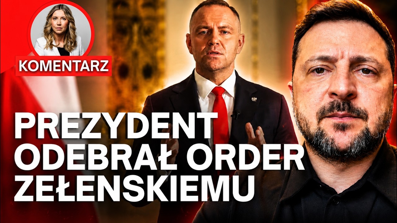 Prezydent Nawrocki odbiera order Zełenskiemu. Co zrobi Tusk i Kij&oacute;w? Kamila Baranowska komentuje
