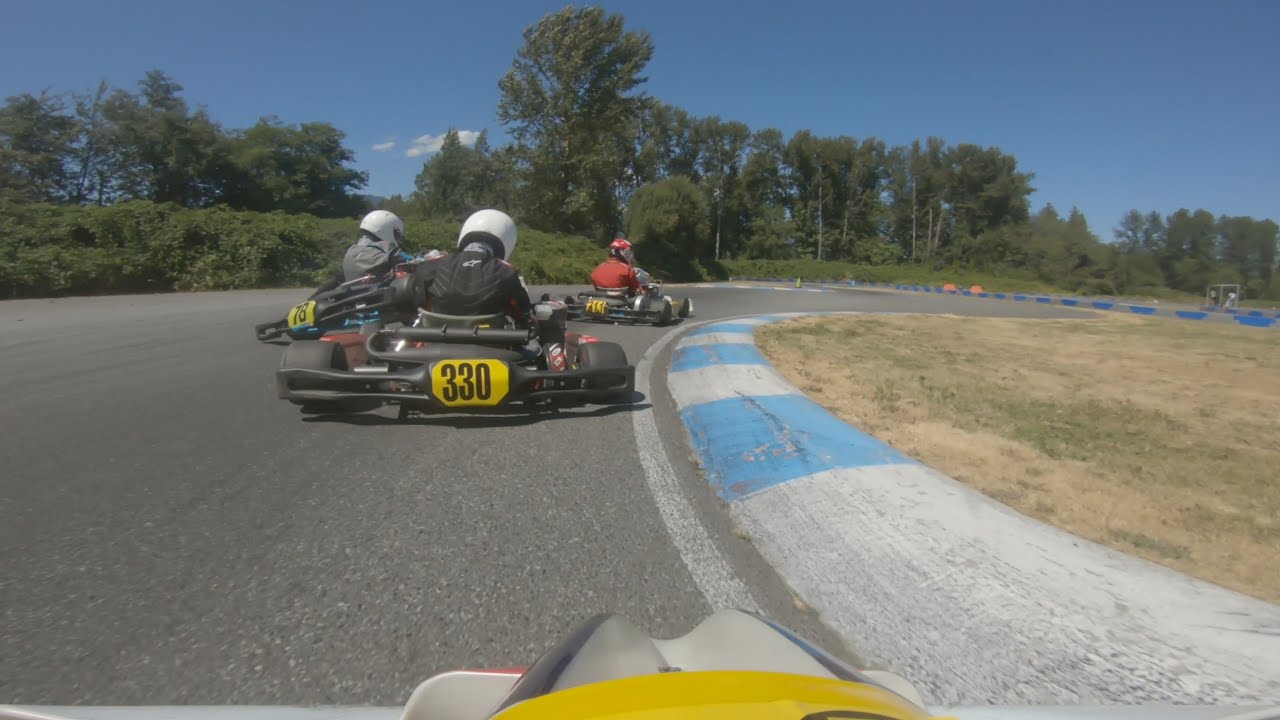 Race 5 Final, West Coast Kart Club @Greg Moore Raceway in Chilliwack, B.C.