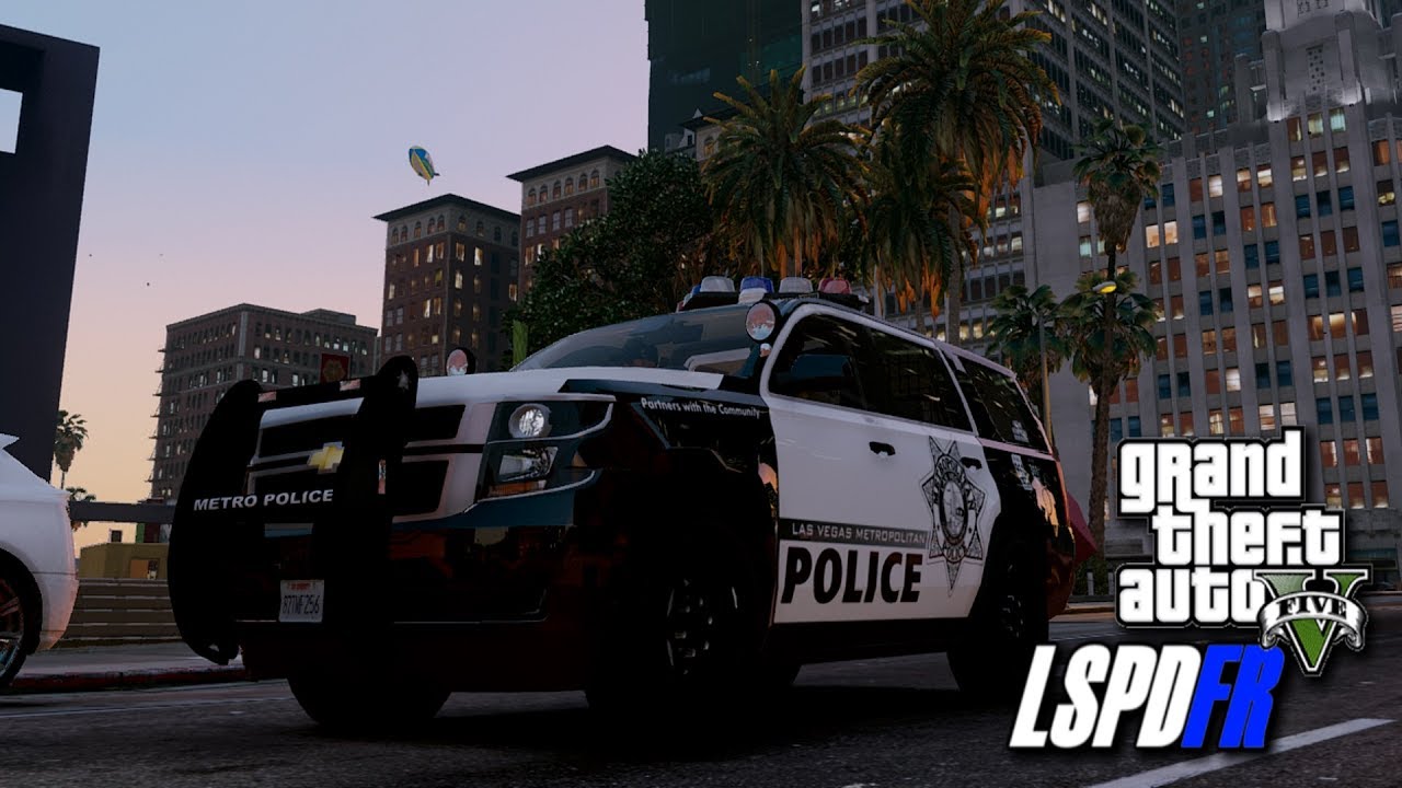 GTA5 LSPDFR Day-137 (POLICE MOD) (CITY PATROL) (TAHOE) 