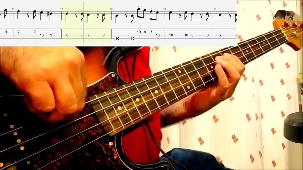 Procol Harum  -  A Whiter Shade Of Pale  Bass Cover with TAB