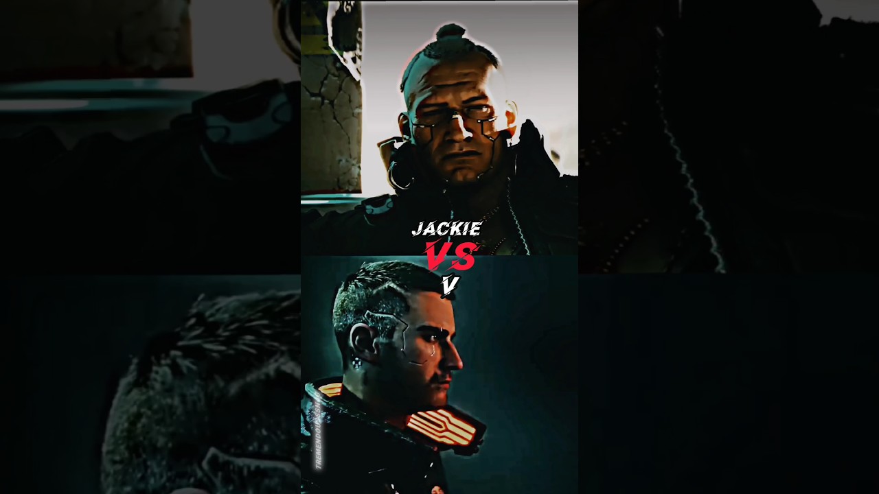 [cyberpunk 2077] V fights Jackie Welles edit | #shorts #cyberpunk2077 #edit #games #jackiewelles #V