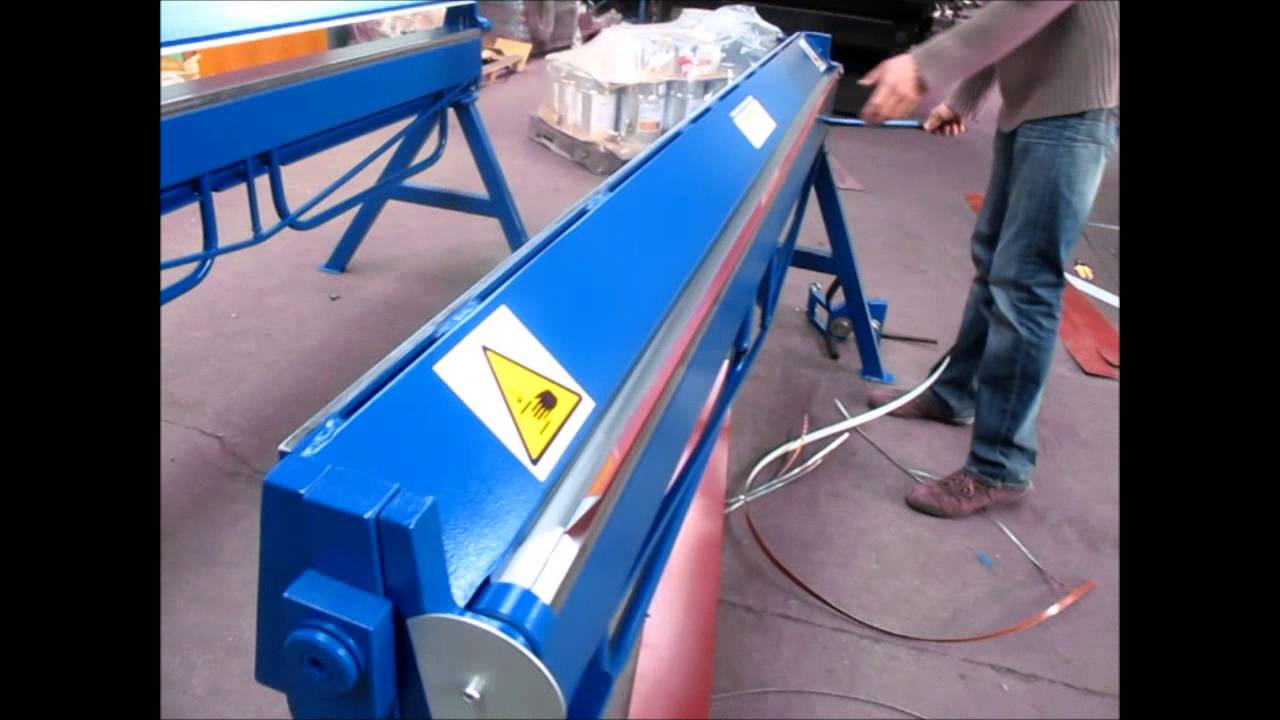 Cięcie i gięcie parapetu na Zaginarka ZG-2000/0.7 MAAD Tuchola Giętarka Gięcie blachy
