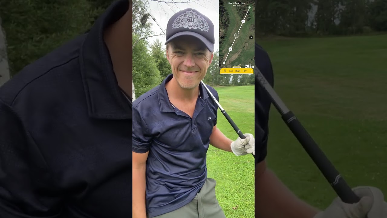 Dramatisk Golf på Happy Golfers 9-hålsbana