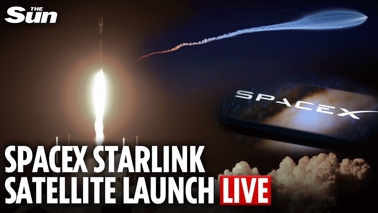 LIVE: SpaceX launches Starlink satellites from Cape Canaveral, Florida.