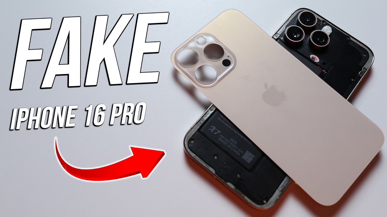 Что внутри у FAKE iPhone 16 Pro Max