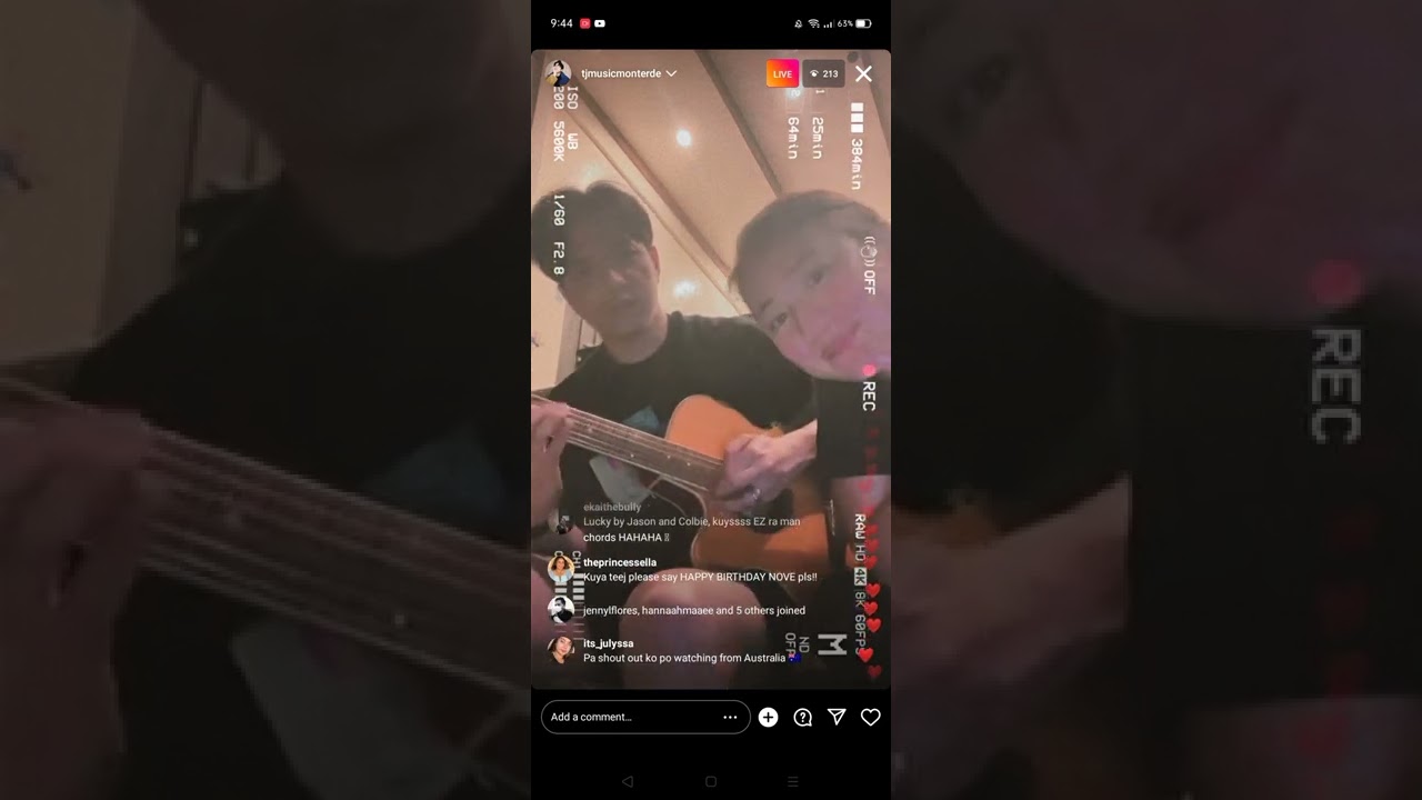 TJ Monterde IG LiVe November 02, 2022
