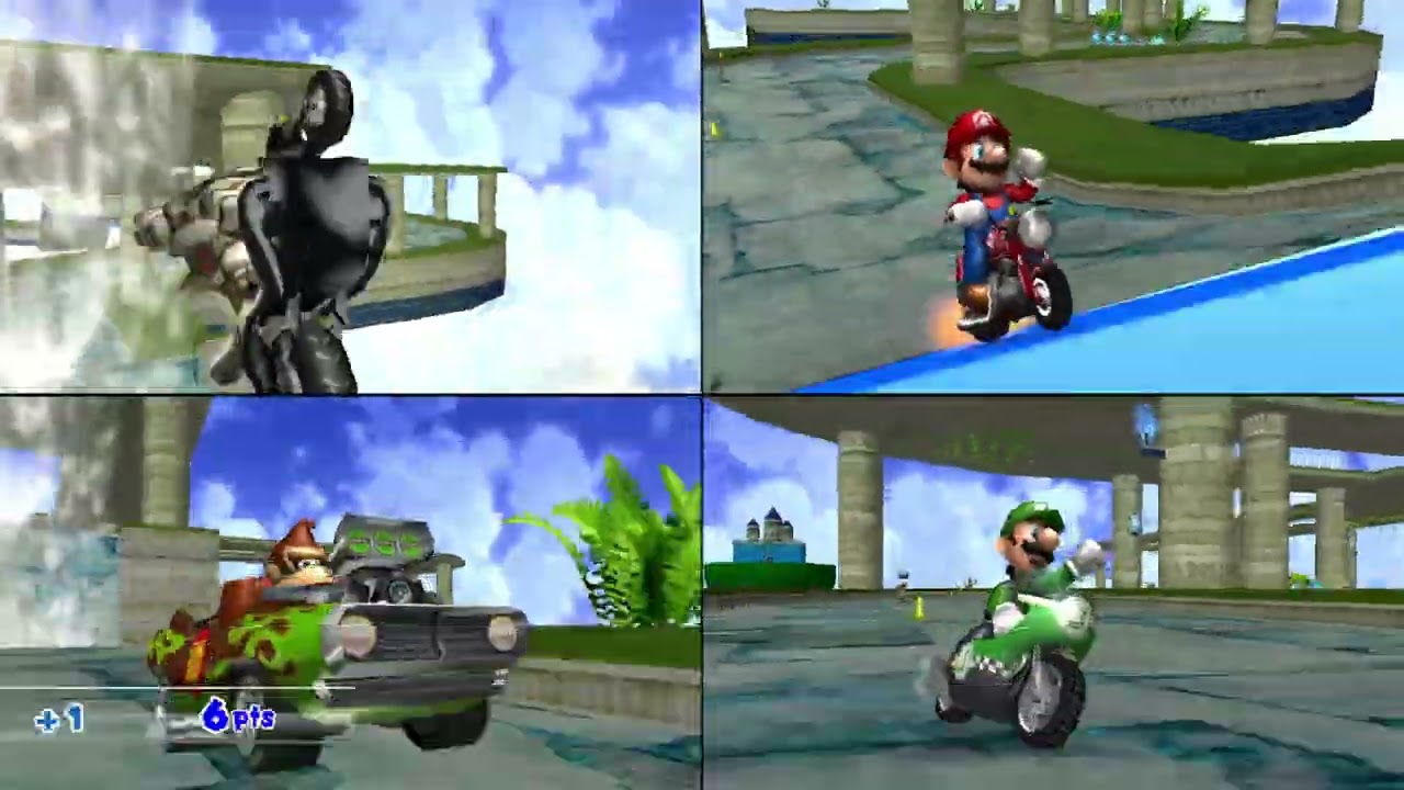 Mario Kart Wii Custom Tracks (History) ✦ 4 Players #782 (3 Tracks) Mirror