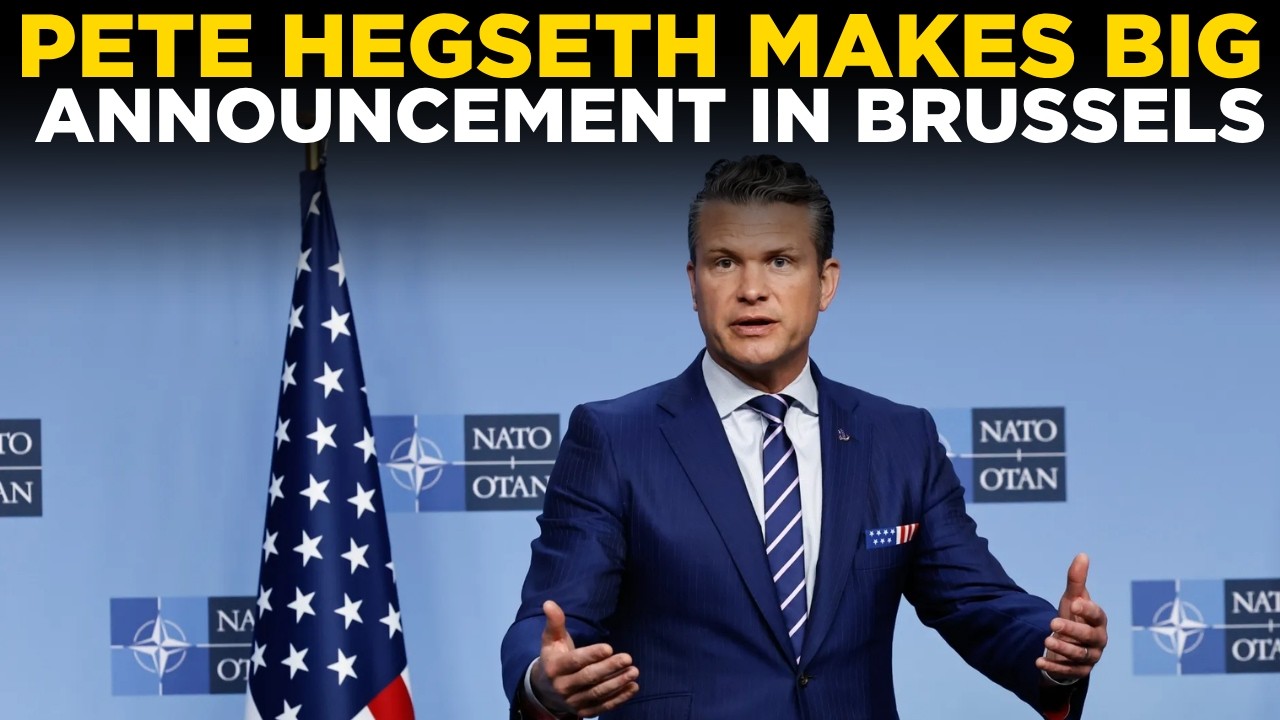 Pete Hegseth LIVE | Hegseth Pushes Burden-Sharing at NATO Defense Meeting | US News | NATO Meeting