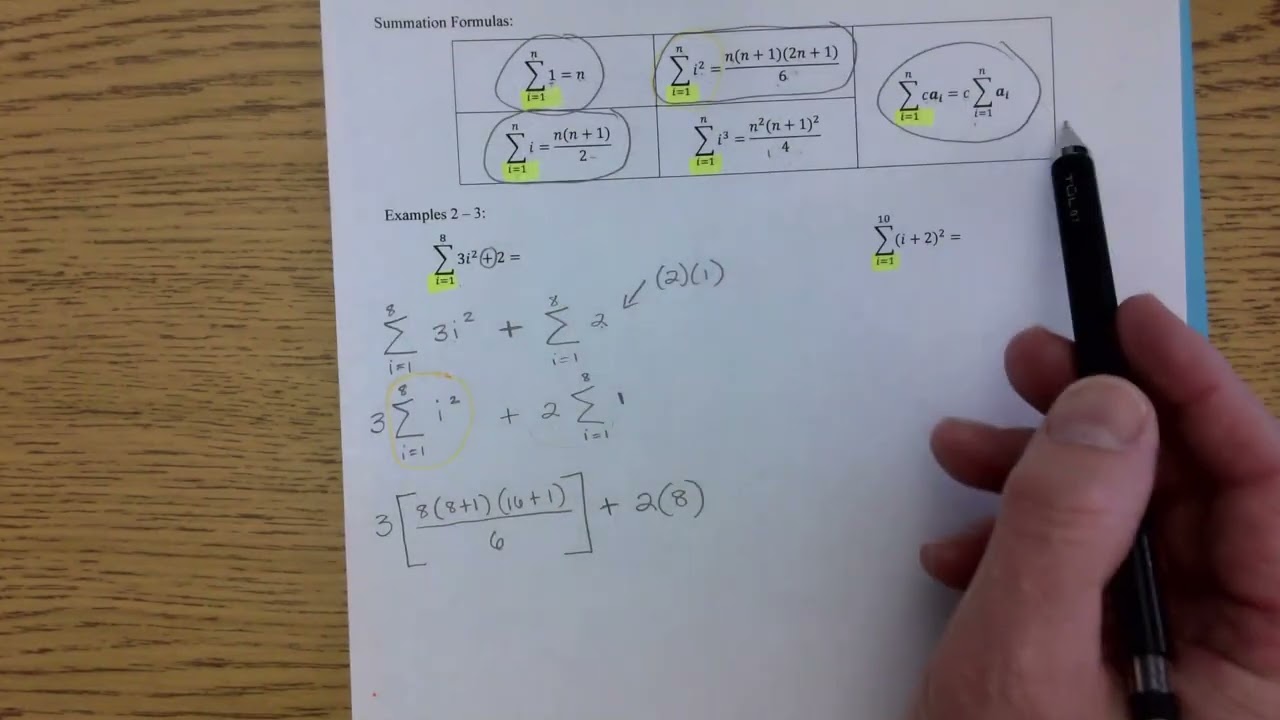 Calculus_U5A_Sigma_Notation