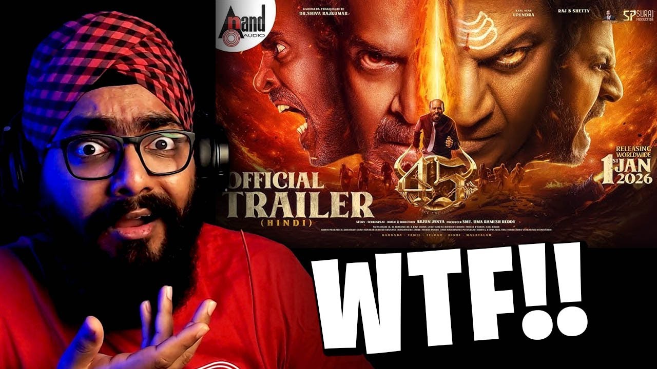 What is this Pan-India Kannada film? - 45 Trailer REACTION