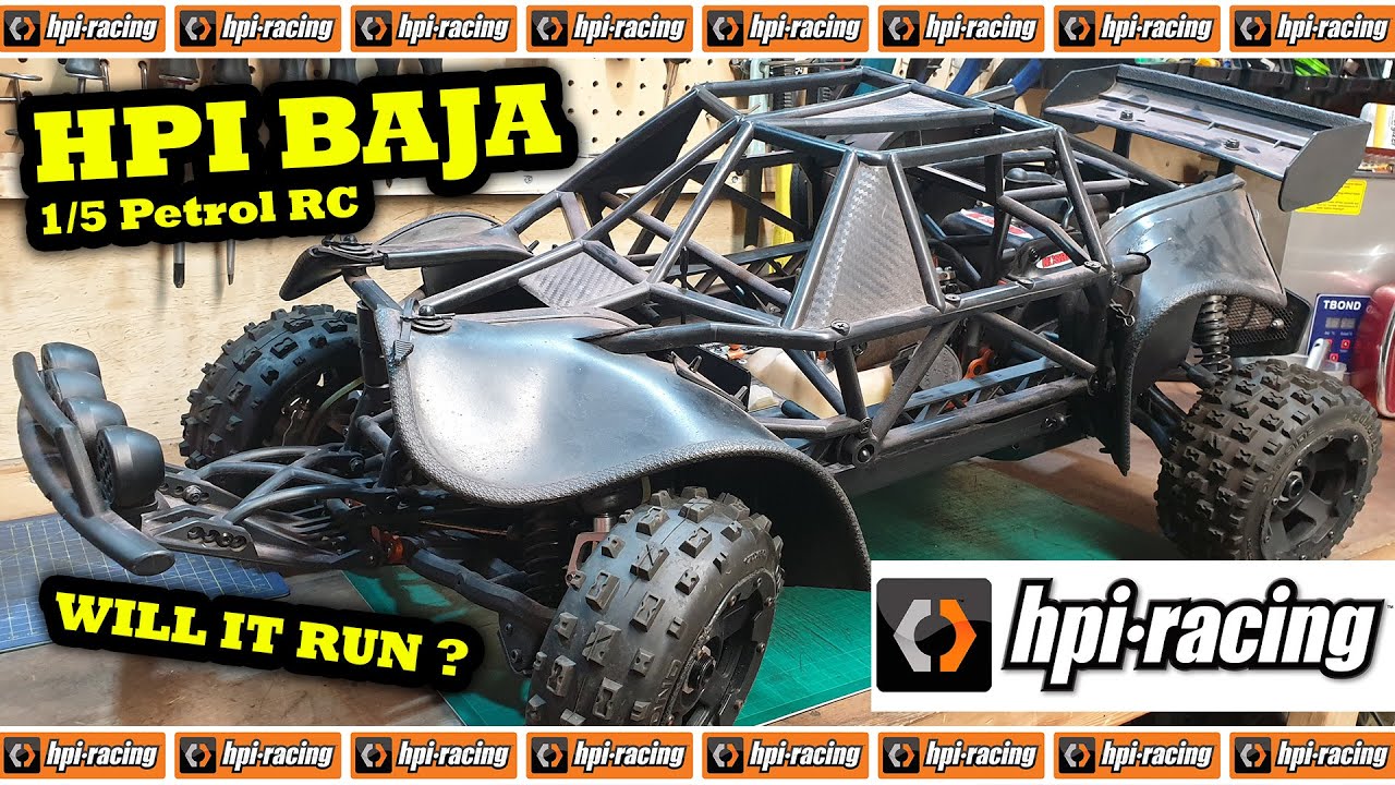 HPI BAJA 5B 5T 1/5 RC Scale Petrol Remote Control Car Buggy Truck TEAM CHASE Roll Cage Mods