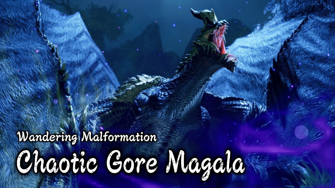Chaotic Gore Magala Monster Hunter Sunbreak Intro/Ecology Cutscene