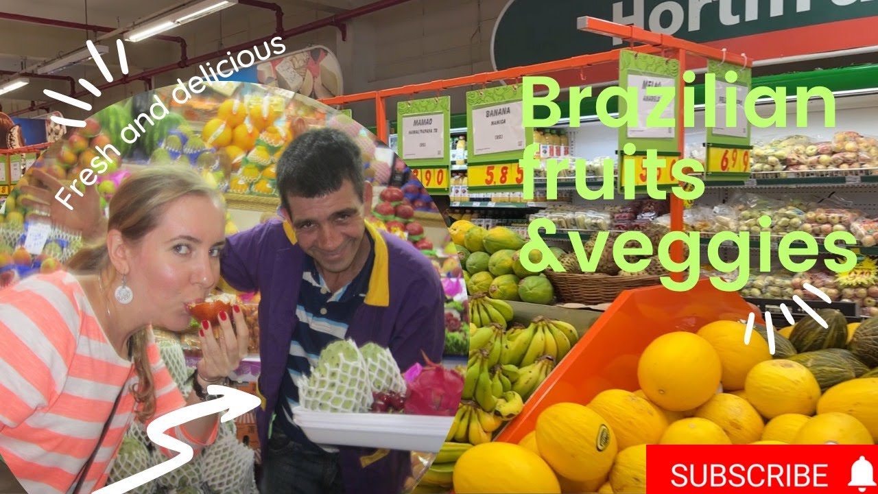 Shopping For Fresh Fruits & Vegetables In Sao Paulo, Brazil!