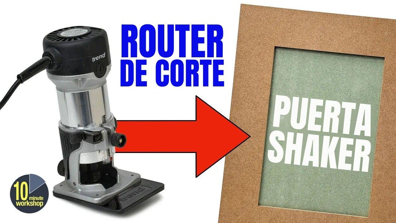 Cómo hacer puertas shaker con tu fresadora: ¡truco fácil y rápido!