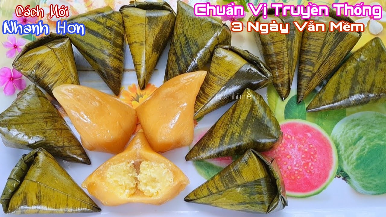 Làm Bánh Ít Nhân Đậu Xanh Theo Cách Gói Mới Vừa Nhanh Lại Rất Ngon