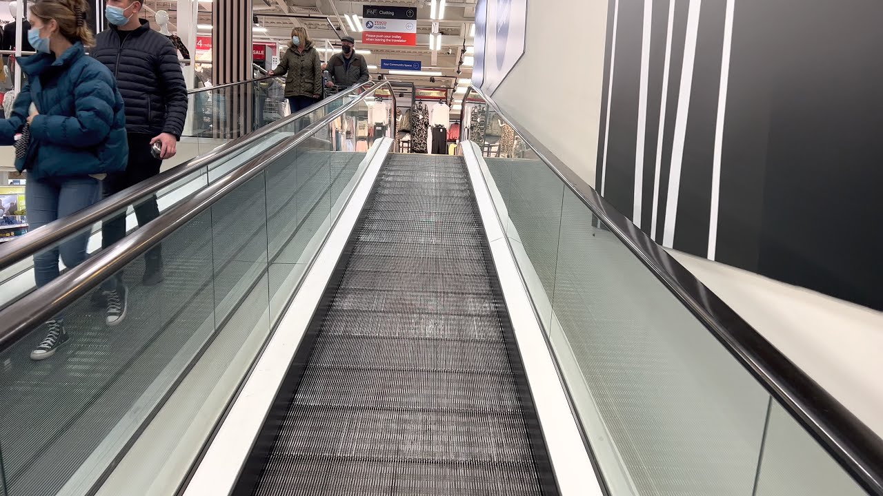 KONE travelator at Tesco extra Basildon
