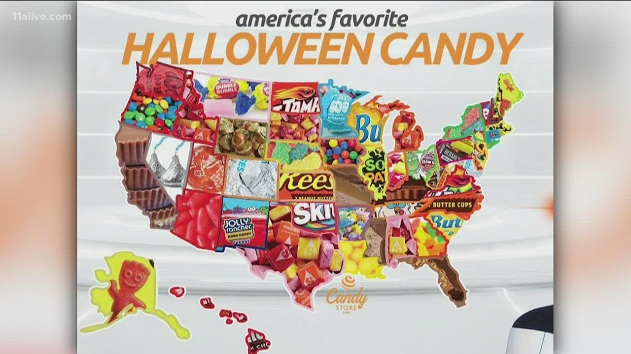 What is the most popular candy on Halloween? In Georgia, it may shock you