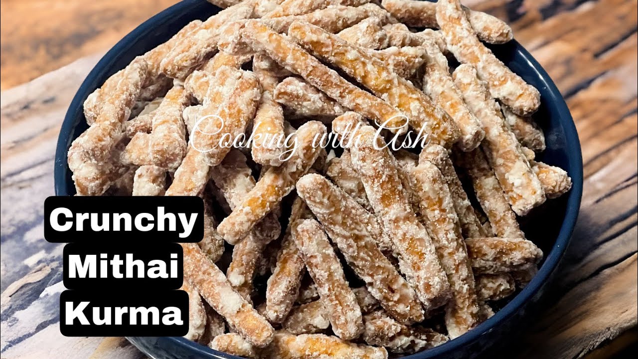 Crunchy Mithai #CrunchyMithai #kurma