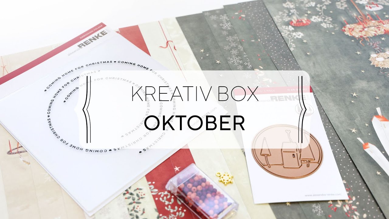 Kreativbox im Oktober - Schaut mal mit uns rein! 😄