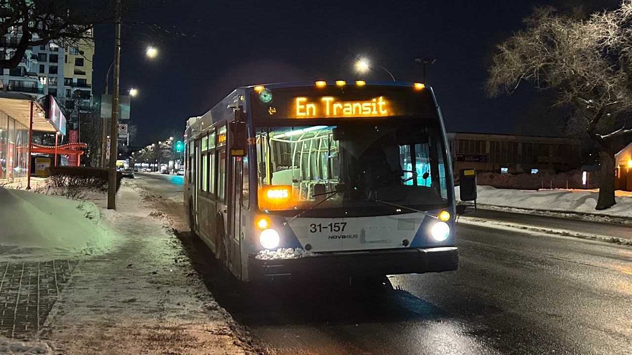 Ride on STM night route 372X 🌙 (#31-157)