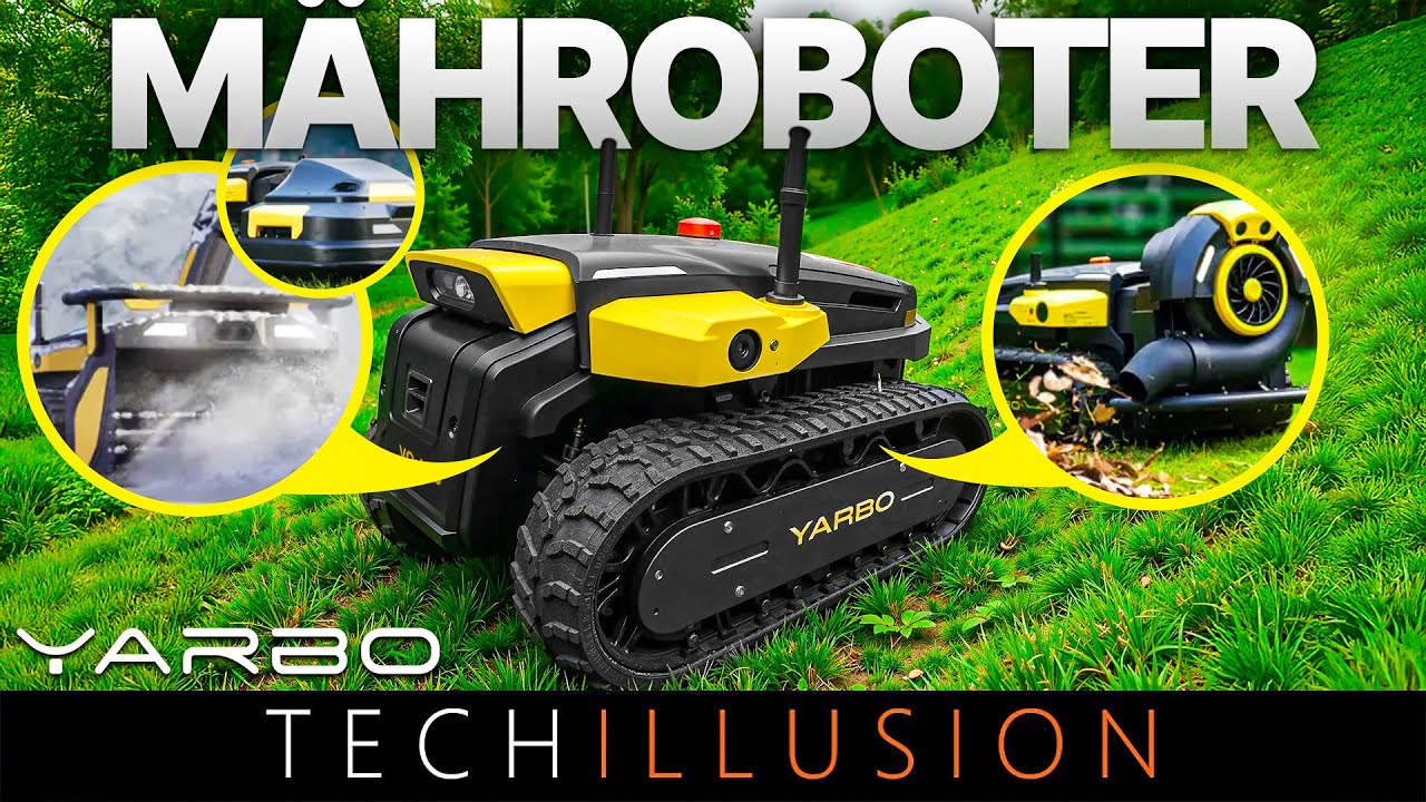 🔥YARBO: Dieser ROBOTER KANN MEHR als nur RASEN MÄHEN! 🌿🤯😱 Testbericht - Größter RTK Mähroboter 2025