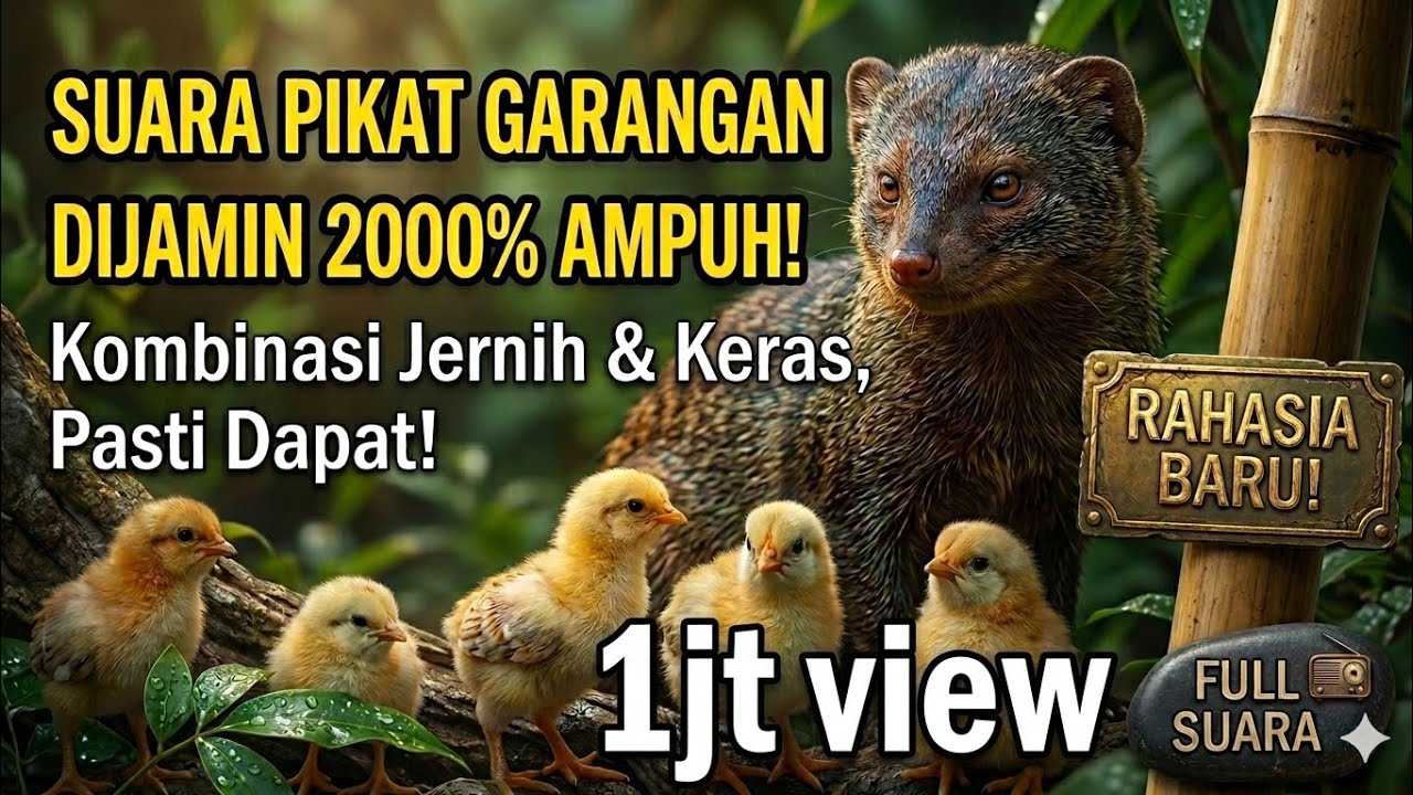 Suara Pikat Garangan, Suara Garangan Jernih, Suara Anak Ayam
