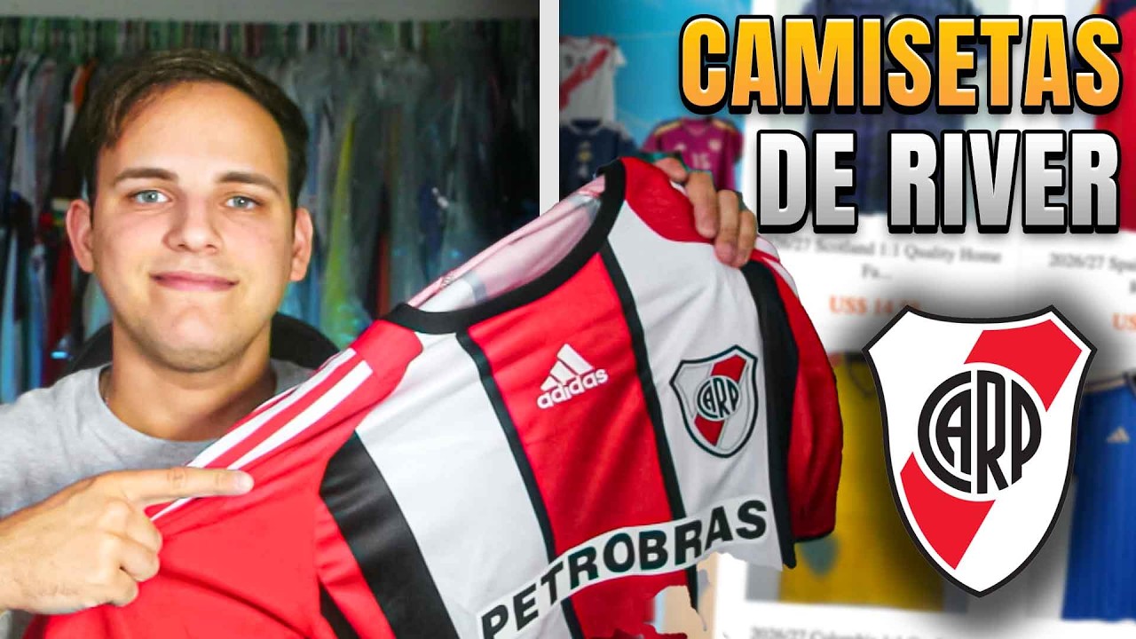 Las CAMISETAS de RIVER en CHINA: ¿SON BUENAS?