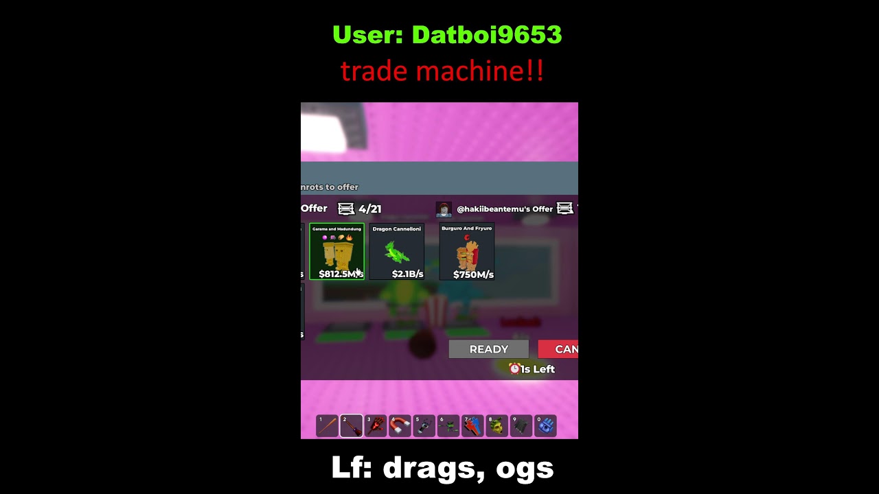 TRADING LIVE IN SAB! (TRADE MACHINE)