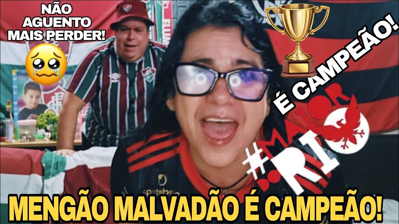 REACT | MENGÃO MALVADÃO CAMPEÃO CARIOCA | FLUMINENSE 0 (4) X 0 (5) FLAMENGO | VITÓRIA NOS PÊNALTIS 