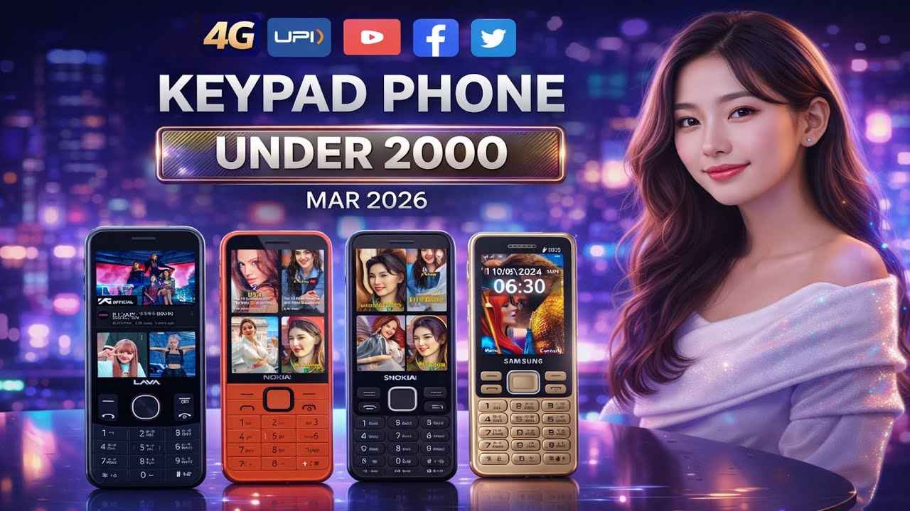 Top 5 Best Keypad Phone Under 2000⚡⚡March 2026📱☠️🔥