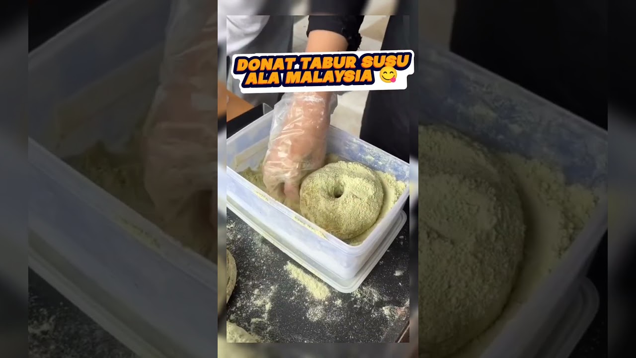 Ide Bisnis Donat Tabur Susu Ala Malaysia 😋 #resep #jajanan #shorts #viral #youtubeshorts #shortvideo