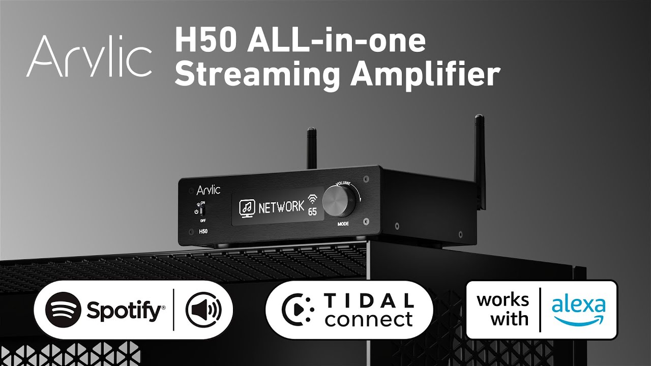 🔥The Latest Streaming Amplifier 2026: Works with Alexa & Spotify Connect & Tidal Connect