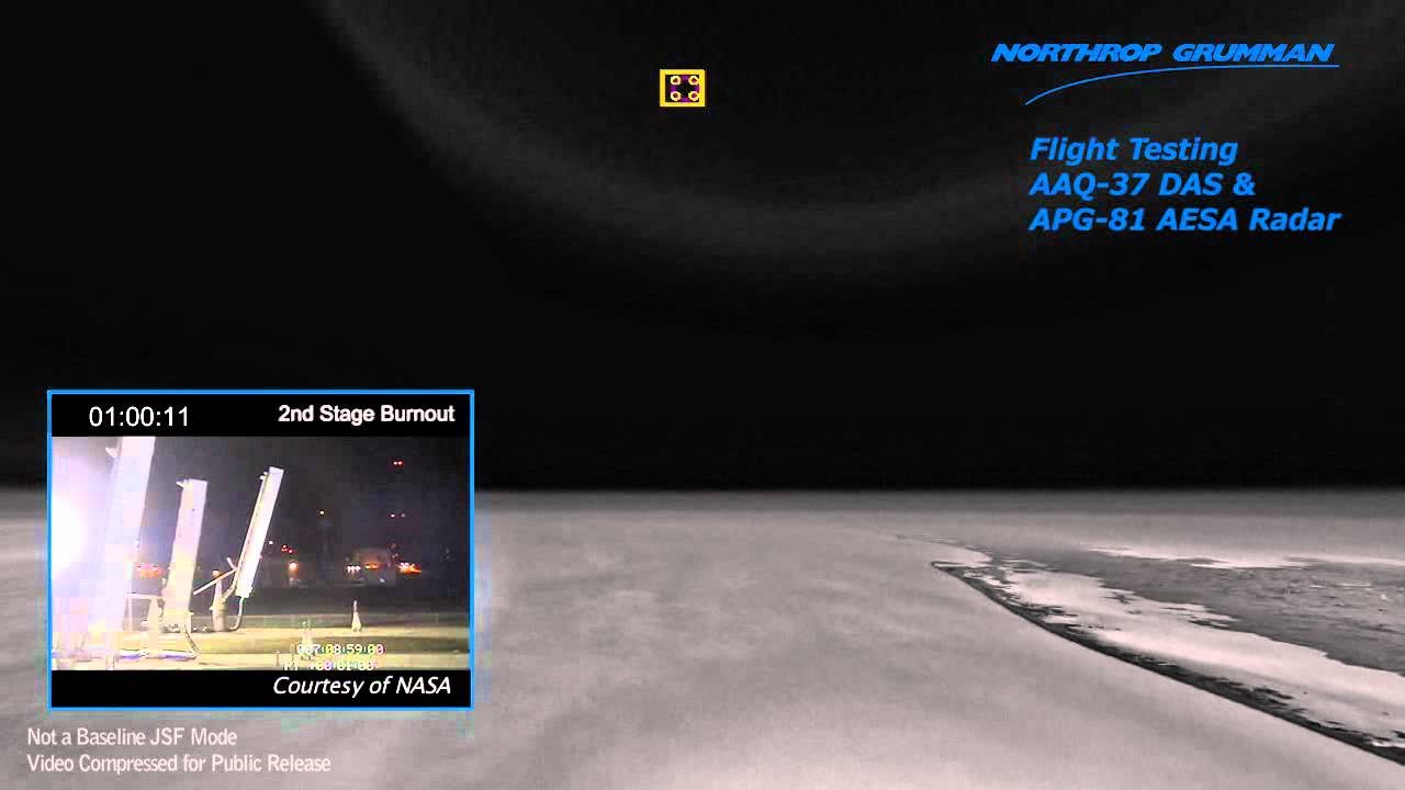 F-35 DAS and APG-81 radar for the JSF detect multiple rocket launches