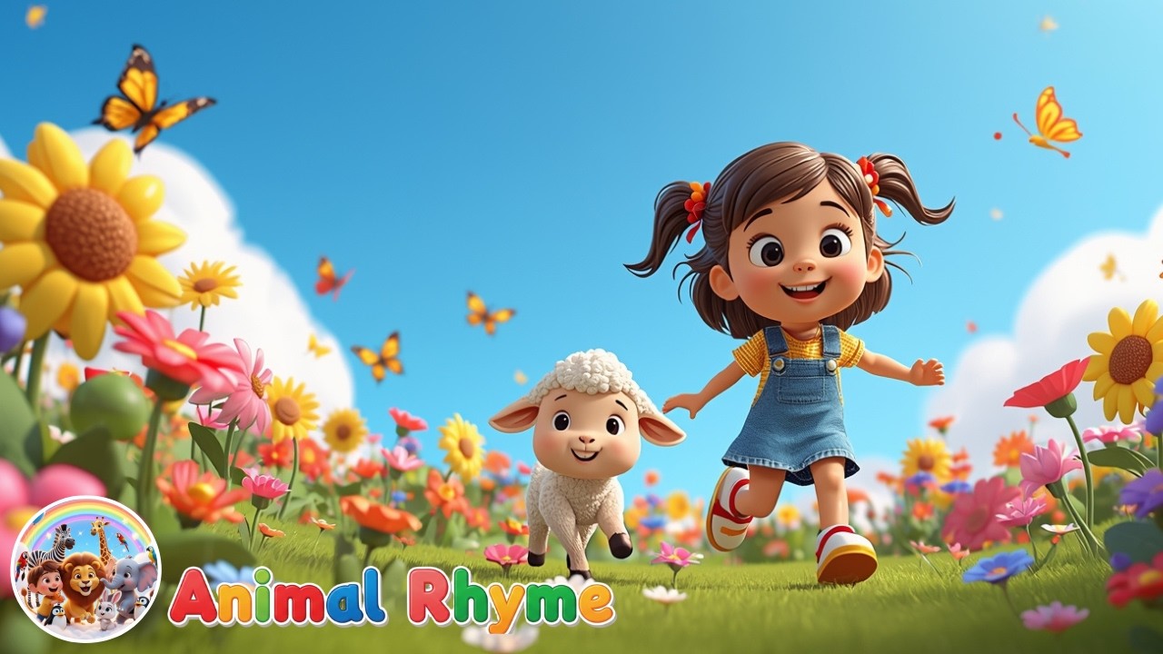 Mary Had A Little Lamb | Sweet Animal Song | Nursery Rhymes | Kids Songs