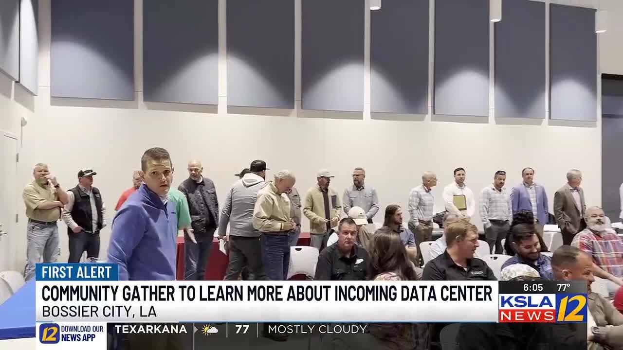 Hundreds attend Bossier Parish meeting on Amazon Web Services data center partnership opportuniti...