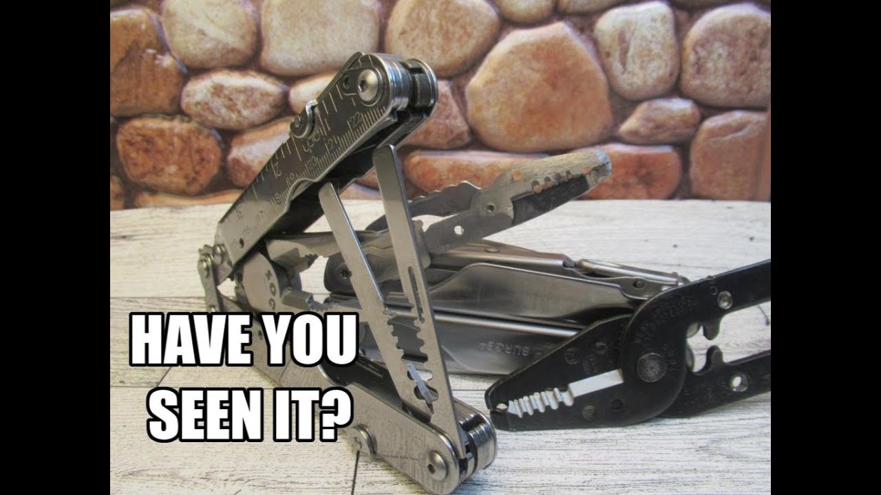 Rarely Seen SOG Multi-Tool, Leatherman Surge Mod, Klein Wire Strippers