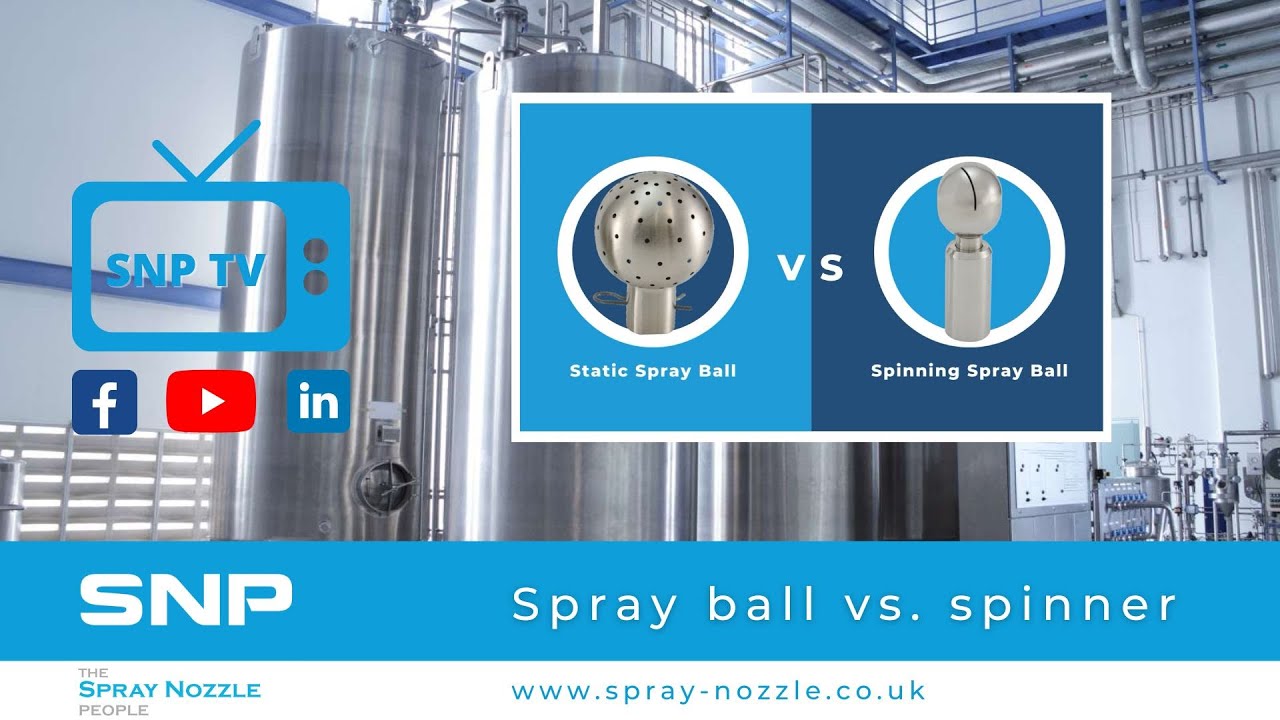 Spray balls vs. spinners