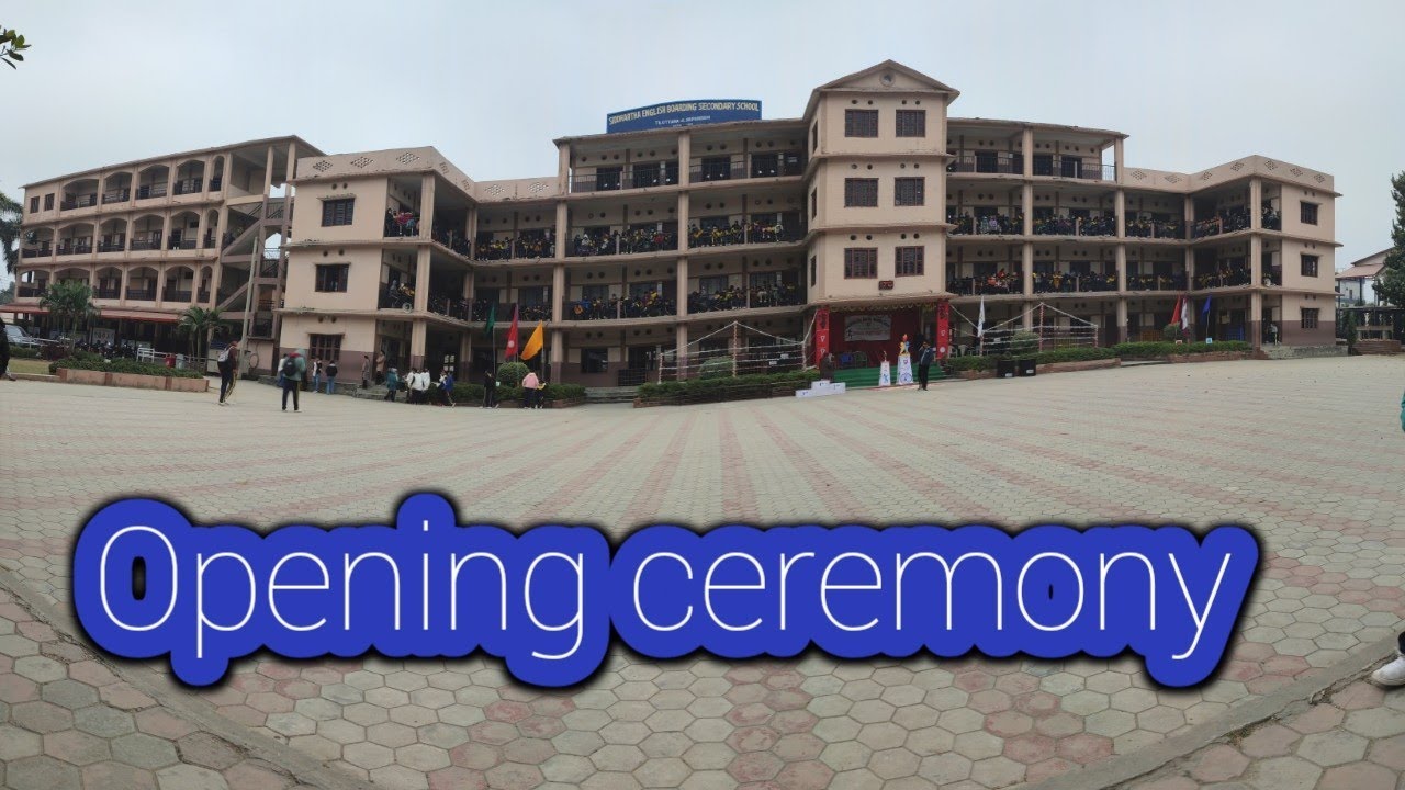 Opening ceremony of Sports meet -2079 at Siddhartha English Boarding School,Dingarnagar -4,Tilottama