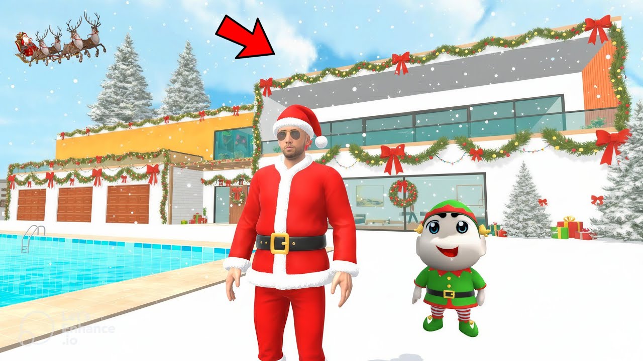 JACK AND SHINCHAN CELEBRATING CHRISTMAS IN INDIAN THEFT AURA 