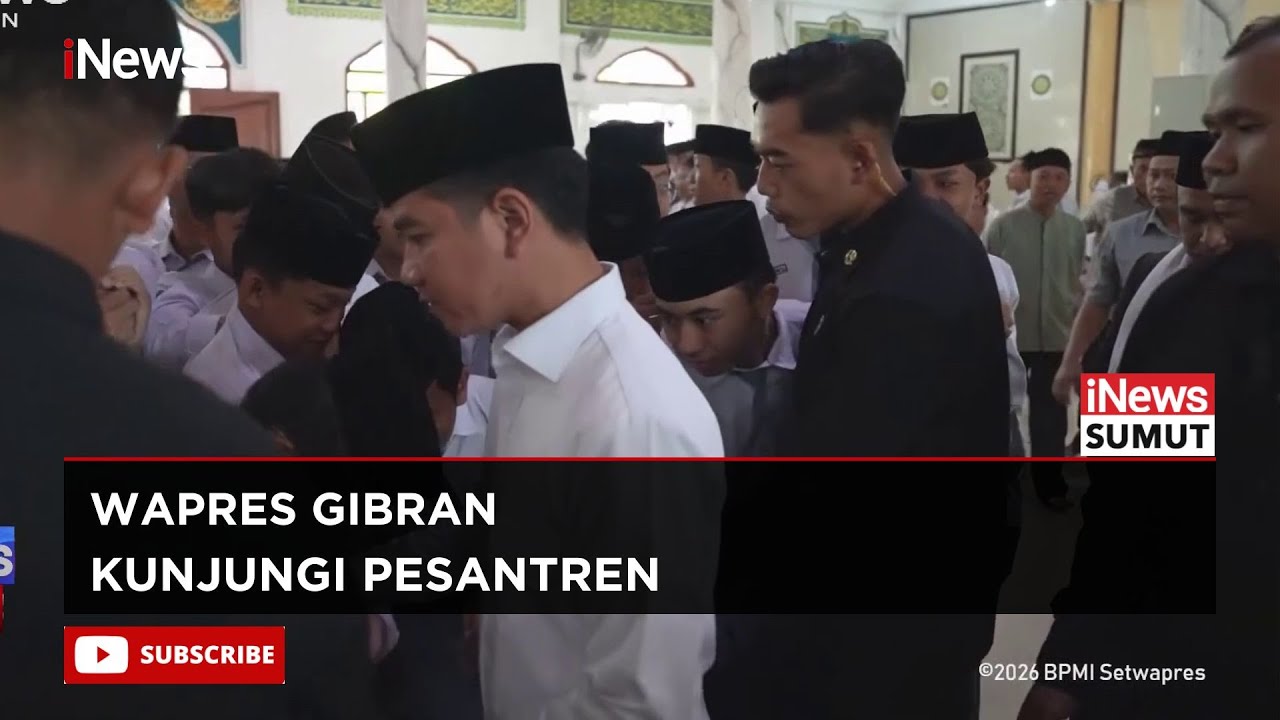 Kunjungi Pesantren Wapres Gibran Ngomong Begini Soal Teknologi ke Santri