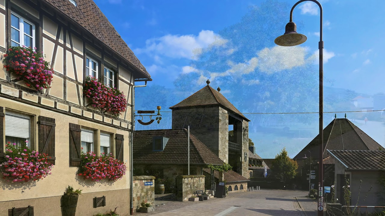 das Deutsche Weintor in  Schweigen-Rechtenbach