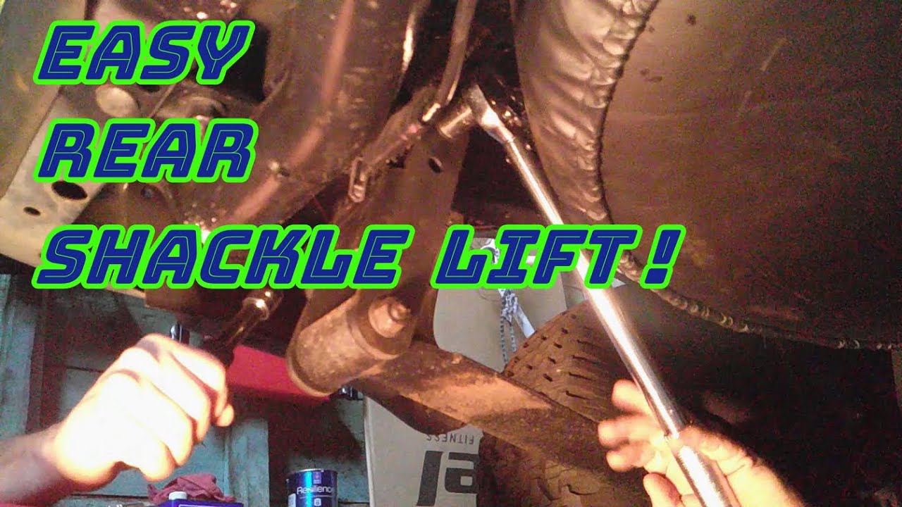 Ford Rear Shackle Lift Kit Install, 1997 Ford Explorer