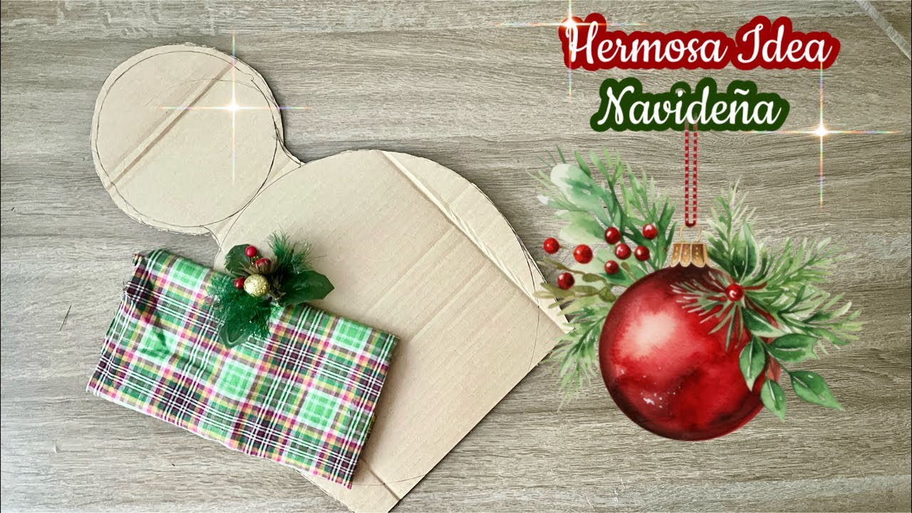 ✨Hagamos esta HERMOSA Manualidad NAVIDEÑA 🎄☃️☃️/ Te va a encantar!!!🥰🥰